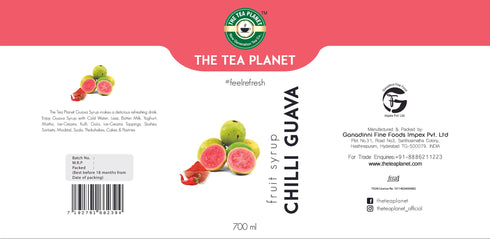 The Tea Planet Chilli Guava Syrup 700 ml